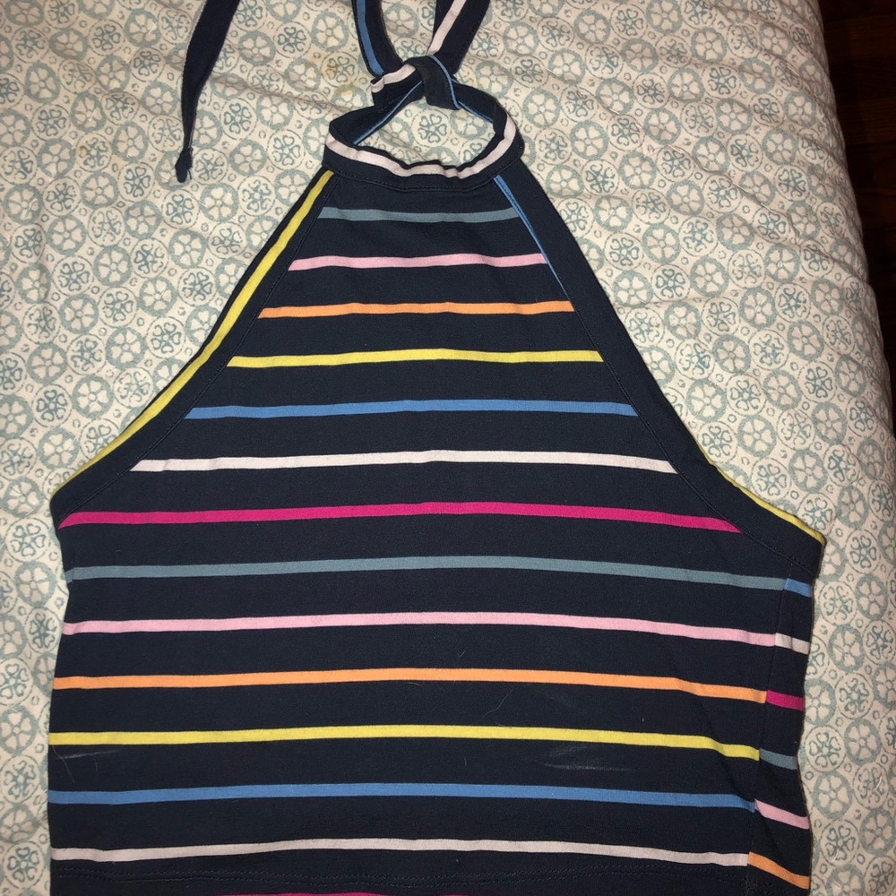 Striped Halter Top